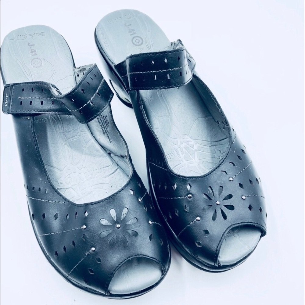 Jambu | Black Slip On Sandals